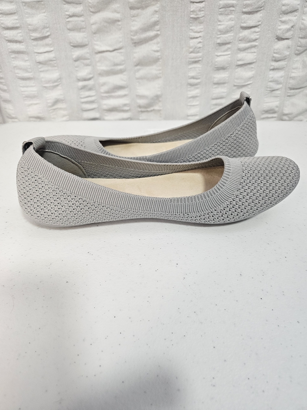 Danskin Flex Navy Knit Slip-On Flats with Round Toe Womens 9 - Picture 4 of 12